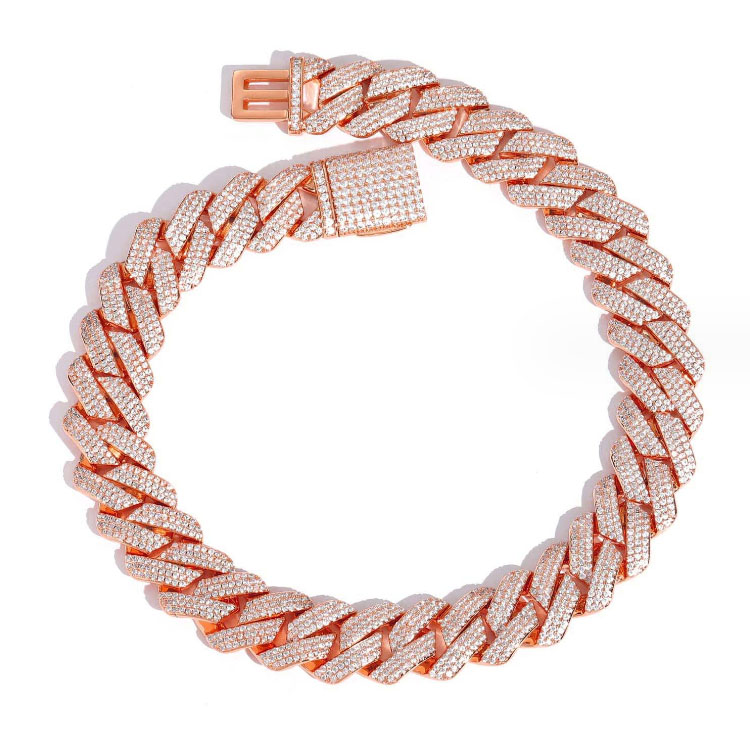 Or rose avec blanc