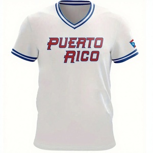 เสื้อเบสบอลเปล่าสำหรับสกรีนลายแบบซับลิเมชั่นเต็มตัว ผลิตตามสั่งขายส่ง สำหรับผู้ใหญ่ ระบายอากาศได้ดี ผลิตจากผ้าสแปนเด็กซ์/คอตตอน มีไซส์พลัส - Product Image 1