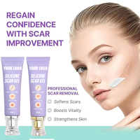 Gel Cicatrisant Avancé en Silicone OEM Réduit l'Apparence des Vieilles/NOUVELLES Cicatrices, Vergetures, Chéloïdes Chirurgicaux, Acné – Crème Corporelle 50ML