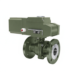 Vanne à bille motorisée COVNA pour commande urgente, vanne à bille à bride industrielle avec actionneur électrique : solution automatisée de contrôle du débit - Product Image 5