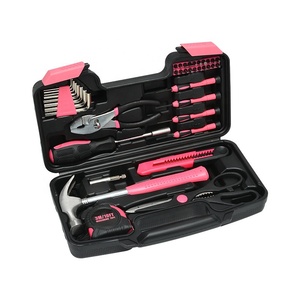 Juego de Herramientas Multiusos de Acero al Carbono Rosa de 39 Piezas para el Hogar, Comercio Electrónico Transfronterizo - Product Image 1