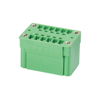 XINLAIYA Bornier vertical mâle pas de 3,5 mm, connecteur mâle à double rangée de broches alignées de 3,81 mm avec vis de fixation