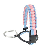 Meilleures ventes Accessoires de camping et de randonnée Bouteille d'eau à large ouverture Poignée en paracorde pour bouteille