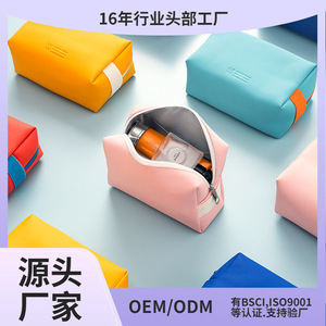 Bolsa de cosméticos portátil Lg, impermeable, de Pu, estuche de almacenamiento de viaje para mujer, organizador de maquillaje, bolsa de dulces, diseño portátil, Rh820 - Product Image 4