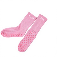Chaussettes de sport personnalisées pour Pilates et Yoga, 100% Coton, Respirantes, Douces, Tricotées, avec bordure, semelle et corps à motifs dessinés à la main, pour adultes, pour le printemps