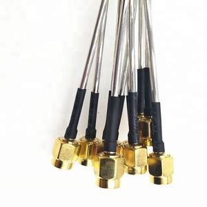 Câble semi-coaxial de 0,086 mm de diamètre avec conducteur extérieur en tube d'aluminium étamé et connecteur SMA mâle - Product Image 4