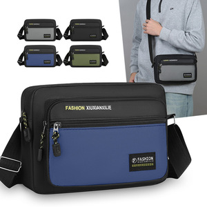 Bolso bandolera de nailon de gran capacidad para hombre, estilo minimalista urbano, duradero, para uso diario, Xiuxianxile - Product Image 2