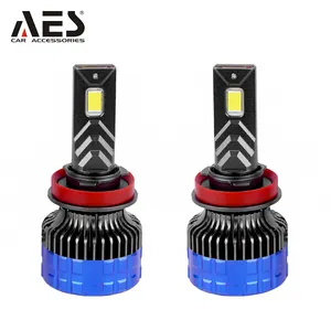 AES P5 100w LED-Scheinwerfer H4 CSP Taiwan LED-Chip mit Abblendlicht Canbus Fast Bright Automotive Scheinwerfer