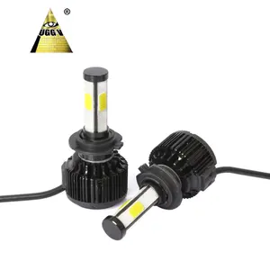 Phare LED automatique à 4 côtés 360 H7 H7 LED Canbus, prix d'usine, phare 6500K 80W 7200LM sur 4 côtés LED phare H7 LED Canbus