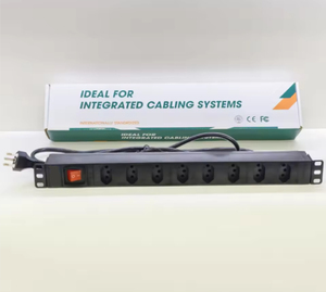 Best Selling 1U 19'' Rackmount 8 Ways PDU, Brasil Power Distribution Unit, for <b>Network</b> <b>Cabinets</b> PDU - Product Image 3