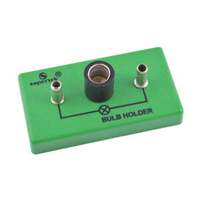 Support d'ampoule électrique (MES) avec douilles de 4 mm, pour usage en laboratoire, construction en acier doux, 3-30 V CC, ampoule MES non incluse