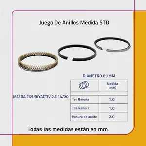 Juego de Anillos de Motor Estándar para Mazda CX-5 Skyactiv 2.5 14/20 - Product Image 2