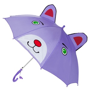Parapluie coupe-vent pour enfants, haut léger, pas cher, Sublimation, mignon, ours, dessin animé, oreilles, parapluie pour enfants, nouvelle collection - Product Image 5