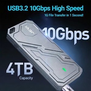 Boîtier externe <span class=keywords><strong>SSD</strong></span> JEYI M.2 2280 <span class=keywords><strong>NVMe</strong></span> RTL9210 <span class=keywords><strong>USB</strong></span> 3.2 10G UASP Trim en aluminium mécanique, adaptateur M.2 <span class=keywords><strong>NVMe</strong></span> - Product Image 2