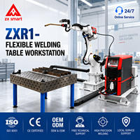 Station de soudage robotisée de précision avec fixation fixe pour tubes et supports d'amortisseurs automobiles