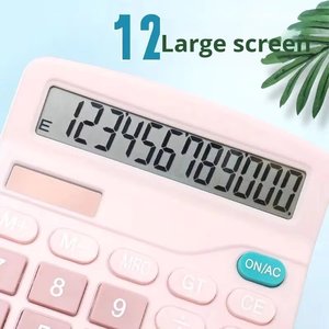 <span class=keywords><strong>Calculatrice</strong></span> vocale à calendrier à 12 chiffres, alimentée par piles AAA, en plastique, haute esthétique, pour étudiants et usage professionnel (vente en gros) - Product Image 5