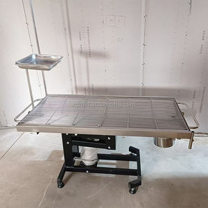 Sıcak satış paslanmaz çelik veteriner cerrahi alet masa hayvan hayvan cerrahi veteriner ameliyat masası için çalışma yatağı - Product Image 4