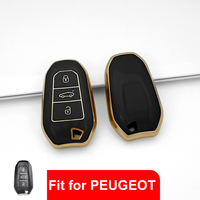Étui de protection pour clé de voiture intelligente en TPU souple DM pour Peugeot 308 408 508 2008 3008 4008 5008 Citroën C4 C4L C6 C3-XR Picasso DS3 DS4 DS5