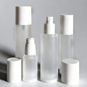 Botella Portátil con Bomba Airless, Botella Redonda de Plástico Esmerilado con Bomba Airless <span class=keywords><strong>para</strong></span> Loción, Botella Airless <span class=keywords><strong>para</strong></span> <span class=keywords><strong>Crema</strong></span> Facial - Product Image 2