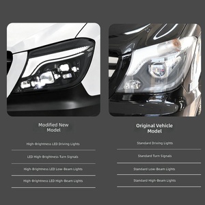ชุดไฟหน้า TYPY สำหรับ Mercedes-Benz Sprinter ปี 2014-2017 รุ่นอัพเกรด พร้อมไฟวิ่งกลางวันแบบ LED 12V และไฟที่ไหลตามจังหวะ - Product Image 3