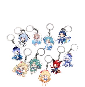 Custom Printed Transparent Hologram Keychains Holographic Charms Acrylic Alloy Plastic Make Your Own Anime Inspired Accessory