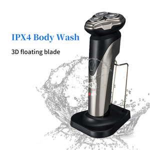 Fabricante OEM/ODM, <span class=keywords><strong>Afeitadora</strong></span> Eléctrica Rotativa 3D para Hombre, Triple Cuchilla, Recargable, Impermeable IPx4, Inalámbrica, Pantalla LED, Motor de <span class=keywords><strong>9000</strong></span> RPM - Product Image 5
