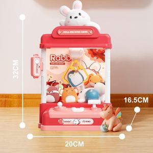 Игровой автомат BJQ <span class=keywords><strong>Mini</strong></span> Claw Machine: Динозавры и животные в яйцах-сюрпризах, развивающая аркадная игра для детей 5-7 лет, пластик - Product Image 2
