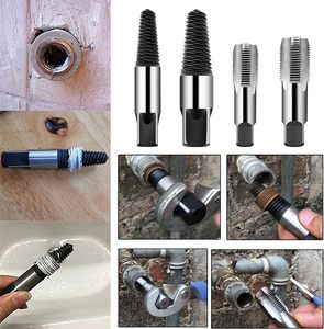 Juego de 5 Extractores de Tornillos PEX, Desconectador de Tuberías Rotas y Reparación de Roscas, Combinación de Machos para Extractor de Tornillos Dañados - Product Image 4