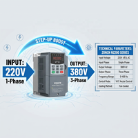 Variateur de fréquence ZONCN monophasé/triphasé 220V/380V 0,75kW-7,5kW avec contrôle vectoriel sans capteur