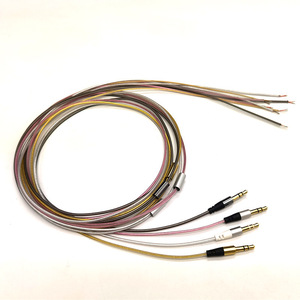 Câble audio en fil d'aluminium avec âme en cuivre plaqué or pour casque MP3, produit semi-fini métallisé - Product Image 5