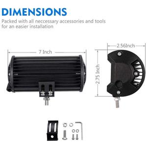 7 Inch <b>LED</b> <b>Light</b> <b>Bar</b> 24000 Lm Spot Flood Combo Beam Off-Road Lighting - Product Image 2