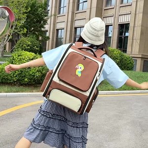 Hi Parrot Pet <b>Backpack</b> Large Capacity Breathable Foldable Carrier For <b>Cats</b> Dogs Travel Use - Product Image 3