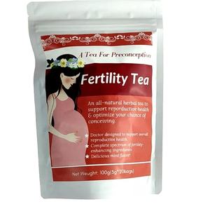 Té de fertilidad de hierbas naturales Té de desintoxicación de útero femenino para mujeres con etiqueta privada - Product Image 1