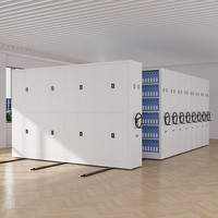 Système d'archivage manuel pour bibliothèque, armoire compacte intelligente en acier pour salle d'archives, compacteur de dossiers mobile, armoire compacte en acier pour banque