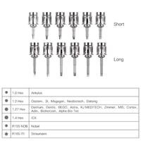 Kit universel de clé dynamométrique chirurgicale pour système d'implants dentaires, kit prothétique universel avec tournevis pour implants dentaires