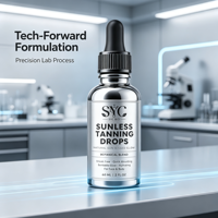 Liquide autobronzant avancé OEM avec huile de coco et aloe vera pour un éclat naturel bronzé et une hydratation cutanée éclatante
