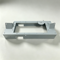 Boîtier en acier OEM découpé au laser, châssis soudé TIG, boîte brossée thermolaquée, fabrication sur mesure de supports en tôle d'aluminium et de fer