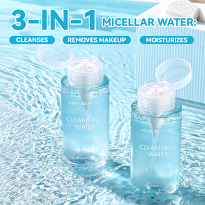 CHIC BEAUTE Eau Micellaire Minérale Thermale 2-en-1 Démaquillante et Nettoyante Visage avec Pompe - Product Image 2