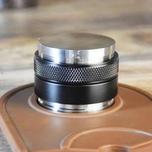 Herramientas <span class=keywords><strong>de</strong></span> café ajustables <span class=keywords><strong>de</strong></span> acero inoxidable, distribuidor <span class=keywords><strong>de</strong></span> café antideslizante, 51mm/58mm, doble cabeza, Base plana y <span class=keywords><strong>de</strong></span> 3 hojas - Product Image 4