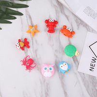 Protector de Cable USB con Diseño de Frutas, Organizador de Cables, Protector de Cargador, Enrollador de Cables, Funda Protectora para Cable de Datos