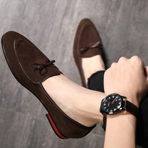 Talla 37-48/6-14 Mocasines <span class=keywords><strong>de</strong></span> cuero genuino Calzado <span class=keywords><strong>DE</strong></span> BODA cómodo <span class=keywords><strong>Zapatos</strong></span> <span class=keywords><strong>de</strong></span> <span class=keywords><strong>vestir</strong></span> <span class=keywords><strong>de</strong></span> fondo rojo para hombres - Product Image 6