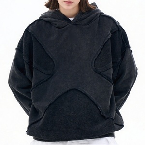 Sudadera con Capucha Unisex, Estilo Desgastado, Lavada, Personalizada - Product Image 3