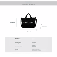 Sac à bandoulière pour femme de grande capacité, sac à main de luxe de haute qualité, logo personnalisé, sac fourre-tout pour étudiants avec fermeture éclair