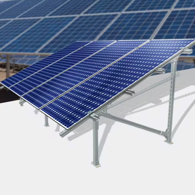 Solar Panel Brackets Steel Channel Solar Panel Mounting System Zinc Aluminum Magnesium Solar Rack Frame Slotted Steel C Channel