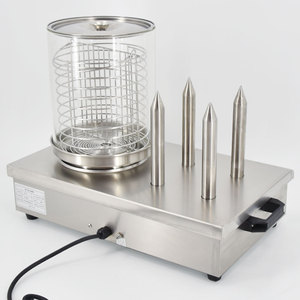 CUCINA - Máquina Eléctrica Comercial para Calentar y Cocinar Hot Dogs con 4 Rodillos, de Acero Inoxidable, para <span class=keywords><strong>Cine</strong></span>, Restaurantes y Servicios de Catering - Product Image 3
