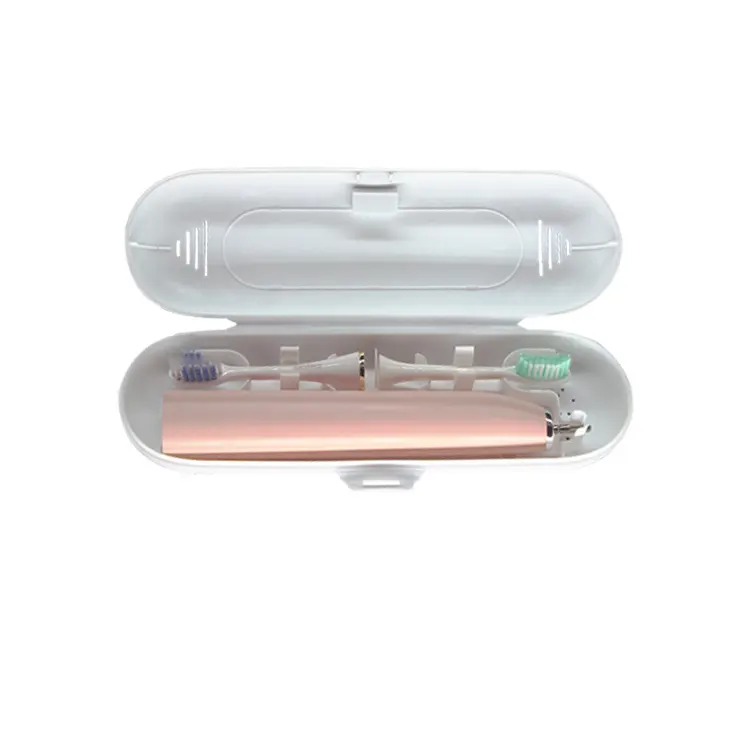Taşınabilir elektrikli diş fırçası seyahat çantası 2 fırça kafası su geçirmez plastik Toothbrsh tutucu kapak çanta