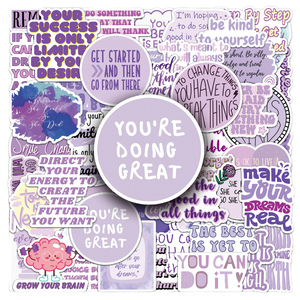 Pegatinas de grafiti de PVC troqueladas, estilo de dibujos animados, frases de bendición <span class=keywords><strong>del</strong></span> Día <span class=keywords><strong>del</strong></span> Maestro para decoración de libros y botellas, pegatina de regalo para maestro de agradecimiento - Product Image 3