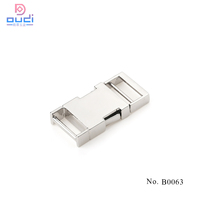 Boucle à dégagement rapide latérale doublement réglable en zinc de 38 mm de qualité supérieure, pièces de sac spéciales haut de gamme