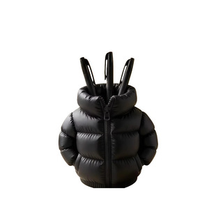 Portalápices con Forma de Chaqueta Acolchada Impresa en 3D, Organizador de Escritorio Redondo de Plástico, Caja de Almacenamiento Divertida y Creativa, Accesorio de Oficina - Product Image 1