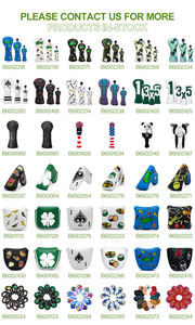 Housse de tête de club de golf personnalisée de haute qualité, prix compétitif, housse de tête de club de golf en cuir, housse de tête de club de golf élégante - Product Image 4